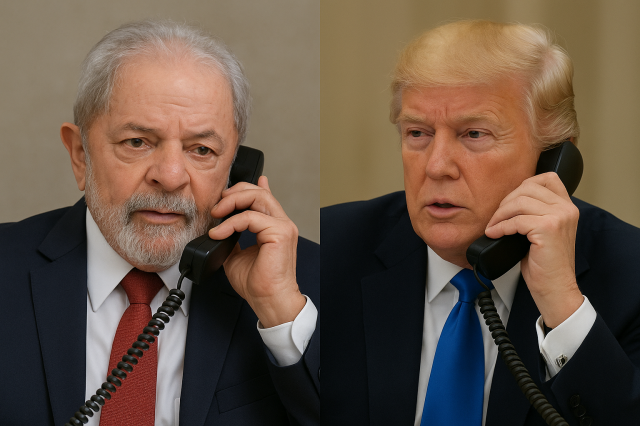 Em ligação de 30 minutos, Lula pede a Trump retirada de tarifaço e sanções